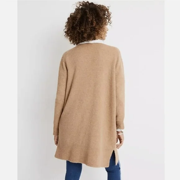 Madewell cozy Walker merino wool blend cardigan sweater Spring Layering - Picture 3 of 12